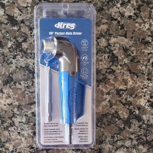 NEW- Kreg 90 Degree Pocket Hole Driver KDRV-90DG Kreg Right angle new sealed